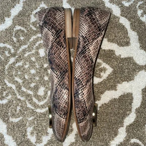Valentino Snake Skin Ballet Flats