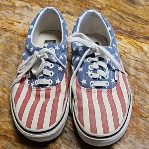 VANS American Flag Stars &amp; Stripes skate shoes - 9.5/11