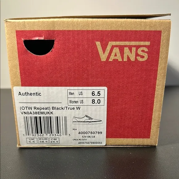 Vans Authentic Logo Print Shoes