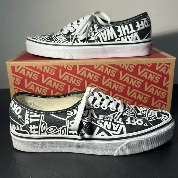 Vans Authentic Logo Print Shoes