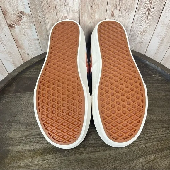 Vans Authentic SF Retro Stripes Low Top Shoe Size 8.5 Women