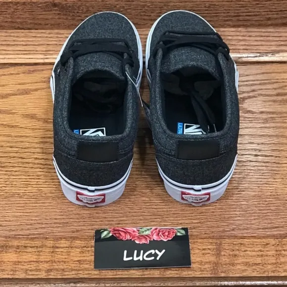 Vans Chukka Low Brushed Denim Black White Shoes