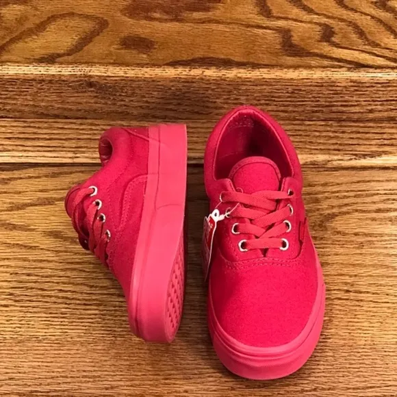 Vans Era Gold Mono Crimson Shoes