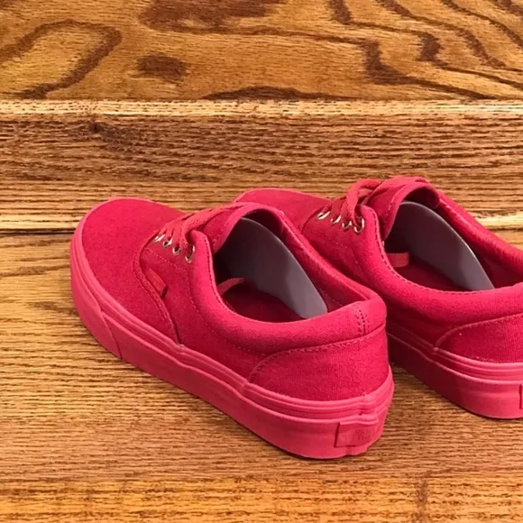 Vans Era Gold Mono Crimson Shoes