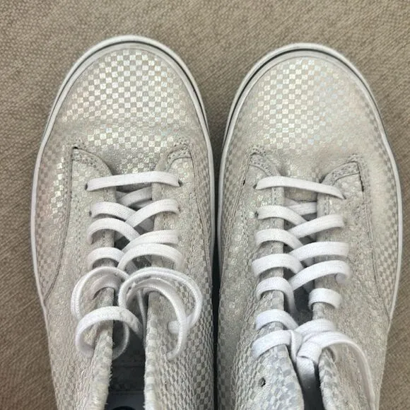 Vans Glory Check Sentry Wafflecup High White Ultra Cush Shoes