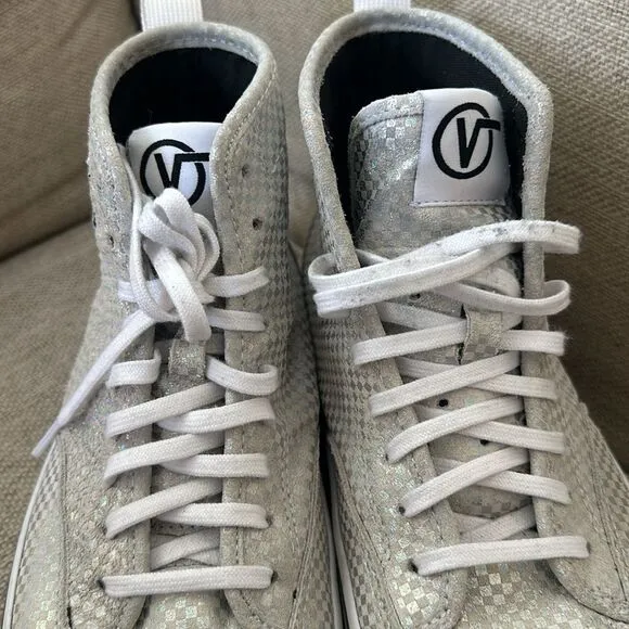 Vans Glory Check Sentry Wafflecup High White Ultra Cush Shoes