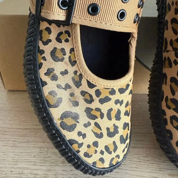 Vans Mary Jane ‘Leopard’ Women Creeper Shoes- Men 4.5- Women 6