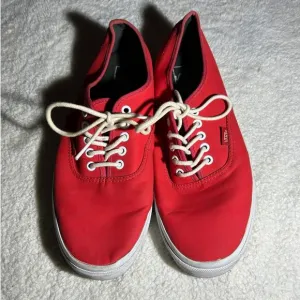 Vans Men Red Shoes Size 10