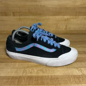 VANS Off The Wall Ultracush Black Shoes Blue/purple  721278 US Men 9 Womens 10.5