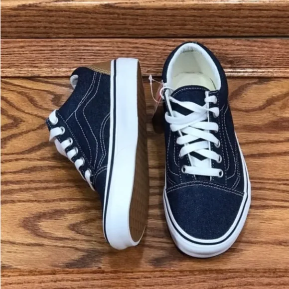 Vans Old Skool Denim C&amp;L Dressblues Chipmunk Shoes