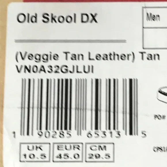 Vans Old Skool DX Veggie Tan Leather Shoes