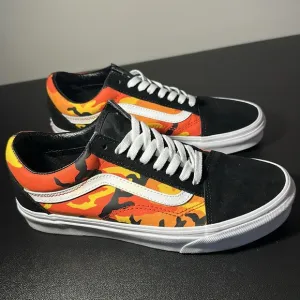 Vans Old Skool Orange Camo Shoes
