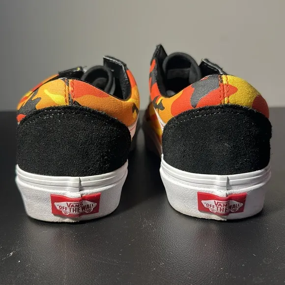Vans Old Skool Orange Camo Shoes