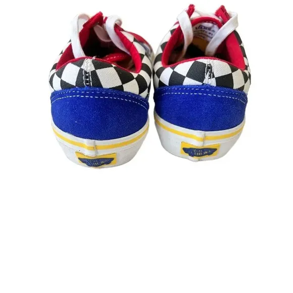 VANS Old Skool Pro x Brighton Zeuner Red Checker Blue Men’s Size 6 Women 8.5-9