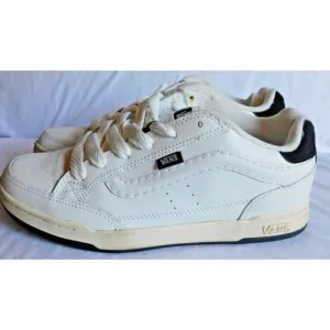 VANS Old Skool Varial Men White Leather 7.5 M