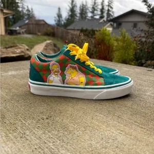 Vans Old Skool x The Simpsons Moe's Tavern Sneaker Shoes Men’s 4.5 Women…
