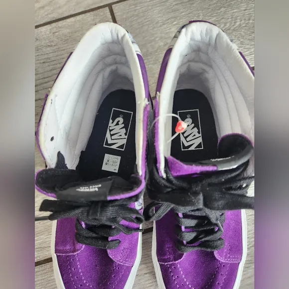 Vans Sk8-Hi Bolt Chrome Flash Acai Purple Sz US Men 6 Women 7.5 VN0A5JIVBKE New