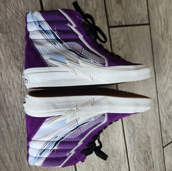 Vans Sk8-Hi Bolt Chrome Flash Acai Purple Sz US Men 6 Women 7.5 VN0A5JIVBKE New