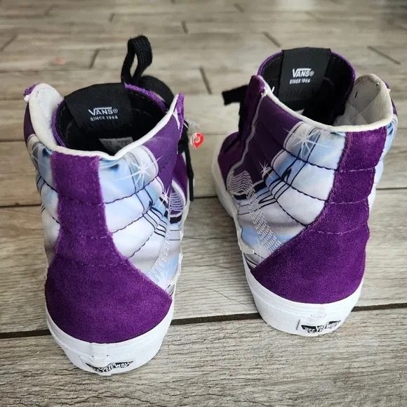 Vans Sk8-Hi Bolt Chrome Flash Acai Purple Sz US Men 6 Women 7.5 VN0A5JIVBKE New