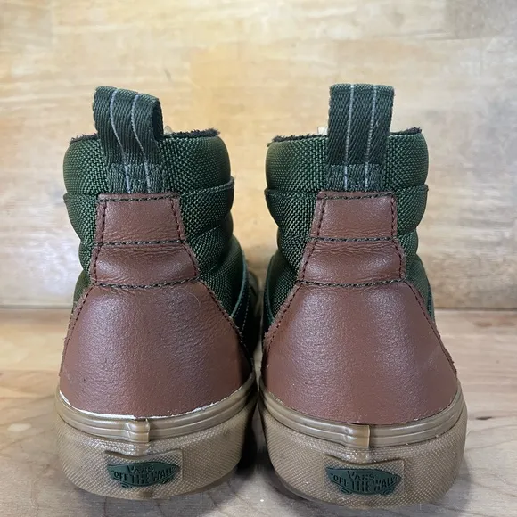 Vans SK8 HI MTE 1 LEATHER Mens Size 10.5 Shoes Sneakers Green Gum