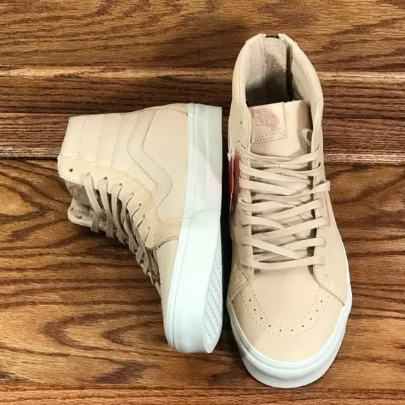 Vans Sk8-Hi Reissue Zip Veggie Tan Leather