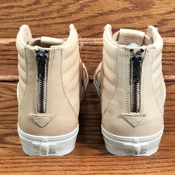 Vans Sk8-Hi Reissue Zip Veggie Tan Leather