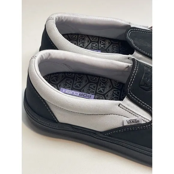 Vans Sneaker BMX Slip On Women Size 7 Men 5.5 DAKOTA ROCHE Black White New