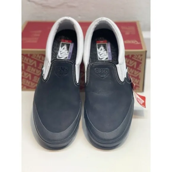 Vans Sneaker BMX Slip On Women Size 7 Men 5.5 DAKOTA ROCHE Black White New