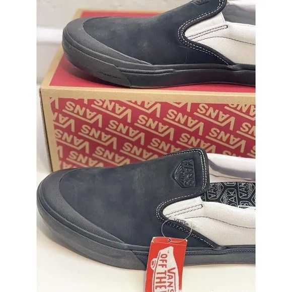 Vans Sneaker BMX Slip On Women Size 7 Men 5.5 DAKOTA ROCHE Black White New