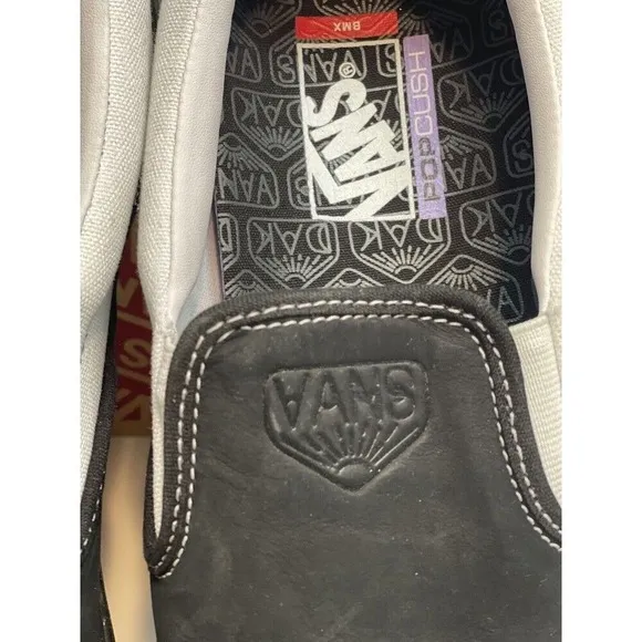 Vans Sneaker BMX Slip On Women Size 7 Men 5.5 DAKOTA ROCHE Black White New
