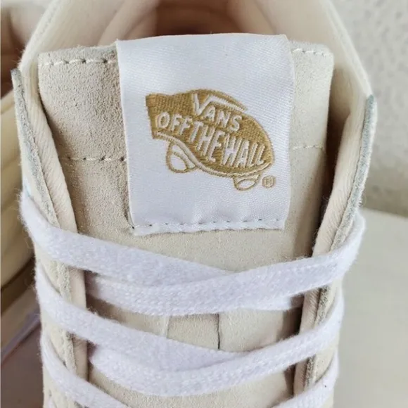 Vans Sneakers BMX SK8-Hi Old Skool Men 13 Angie Marino Taupe Beige Neutral Shoes
