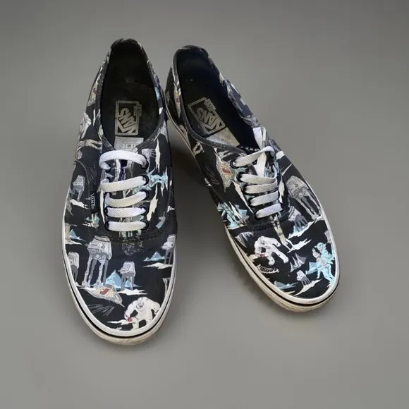VANS Star Wars Film Collage Shoes May The Force Be With You Men US 10 VG Cond