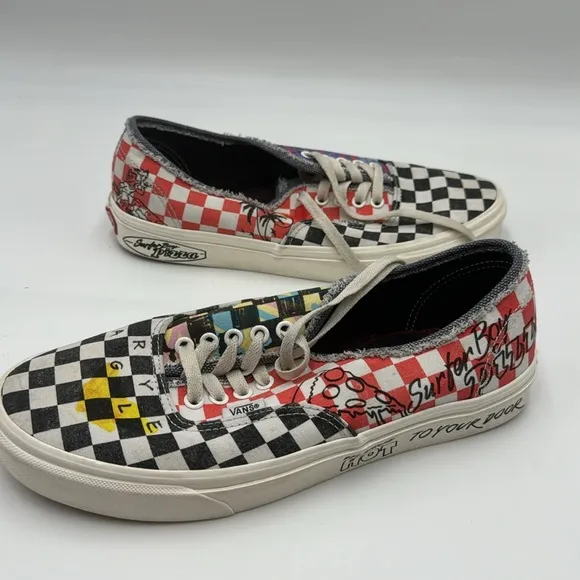 Vans Stranger Things Pizza Special Edition Size 9.5 Men and 11.0 Women's