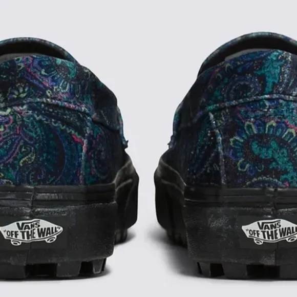 VANS Style 53 Velvet Shoes (paisley) women shoes size6.5 new