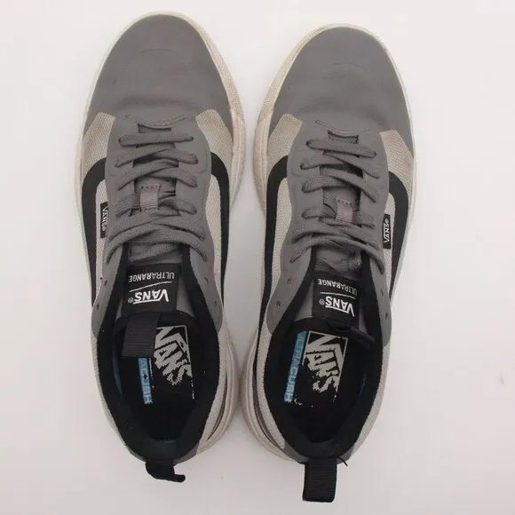 Vans UltraRange Sneakers Men's 8 Women's 9.5 Gray Casual Skateboarding Shoes