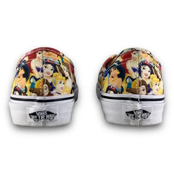 Vans x Disney Princess Sneakers TC7H Shoes Limited Edition Multicolor Women 5.5