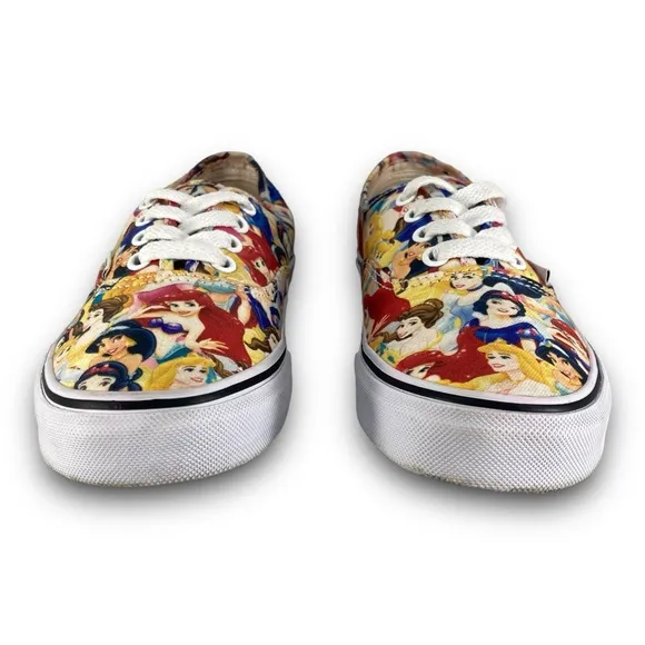 Vans x Disney Princess Sneakers TC7H Shoes Limited Edition Multicolor Women 5.5