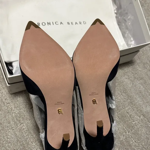 Veronica Beard -Lisa Ankle Strap Pump in Eclipse