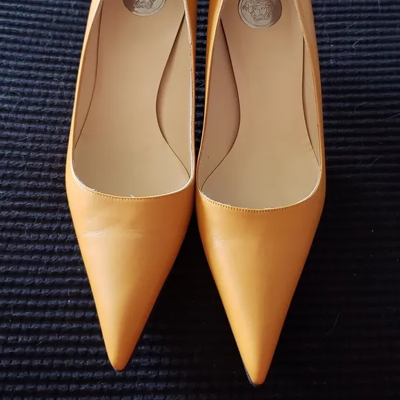 Versace kitten heels