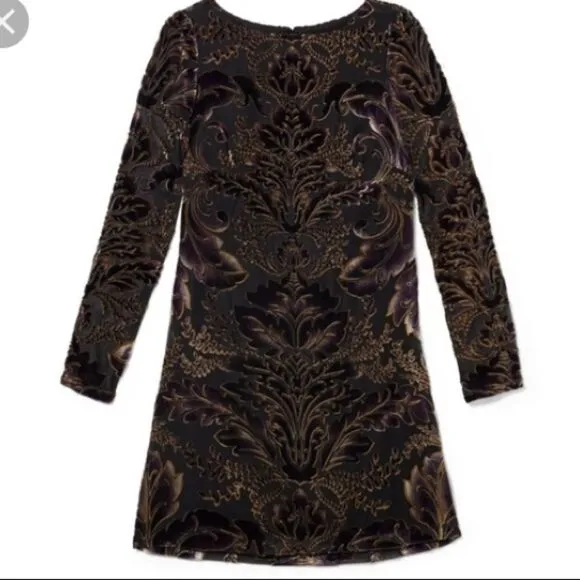 Vince Camuto Velvet-burnout Shift dress sz 10 NWT