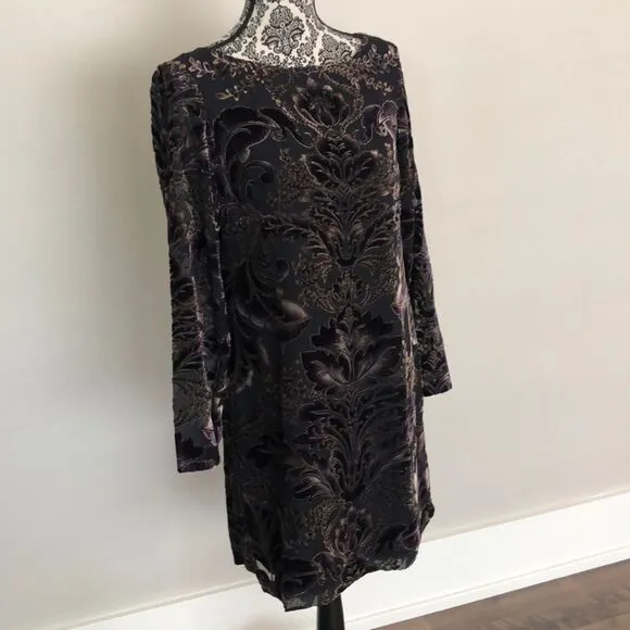 Vince Camuto Velvet-burnout Shift dress sz 10 NWT