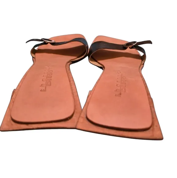 VINTAGE SHANNON DIEGO SLIDE HEELS WOMENS UNIQUE HEEL  SIZE 7M