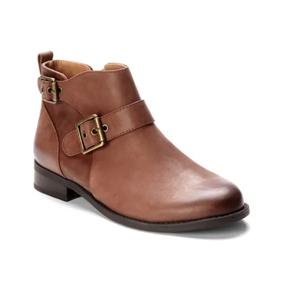 Vionic Country Logan Dark Brown Bootie Buckle Women s Size US 9