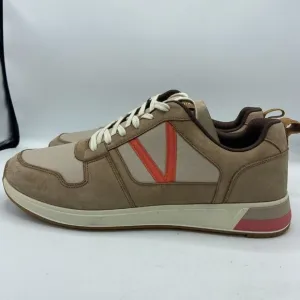 Vionic Women Curran Rechelle Brown Pink Beige Athletic Shoes Size 12 Nubuck