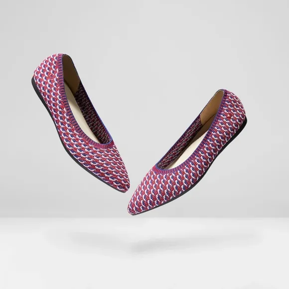 VIVAIA Aria 2,0 Pink and Blue Knit Flats Size 39