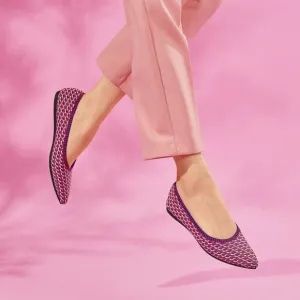 VIVAIA Aria 2,0 Pink and Blue Knit Flats Size 39