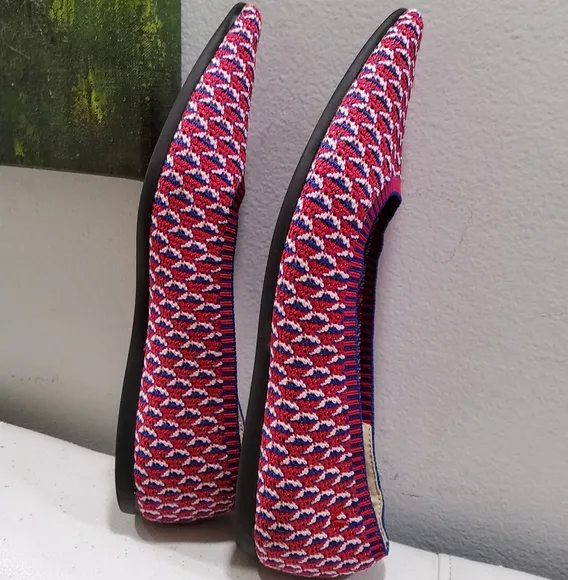VIVAIA Aria 2,0 Pink and Blue Knit Flats Size 39
