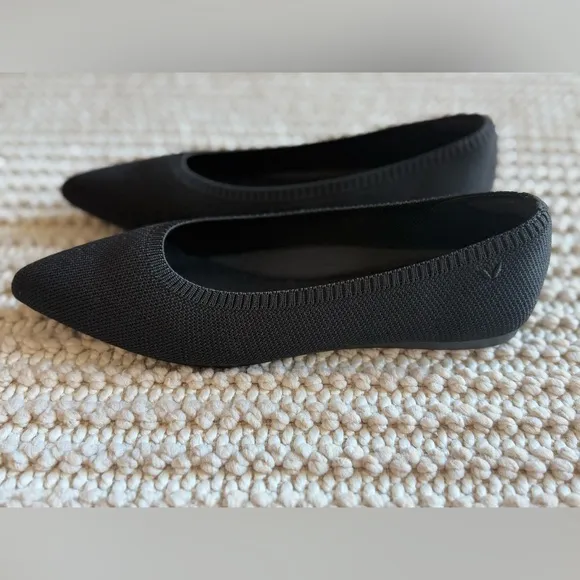 VIVAIA Aria 5° Women's Flats Slip On Pointed-Toe Flats‎ Shoes Size EU 41 Black