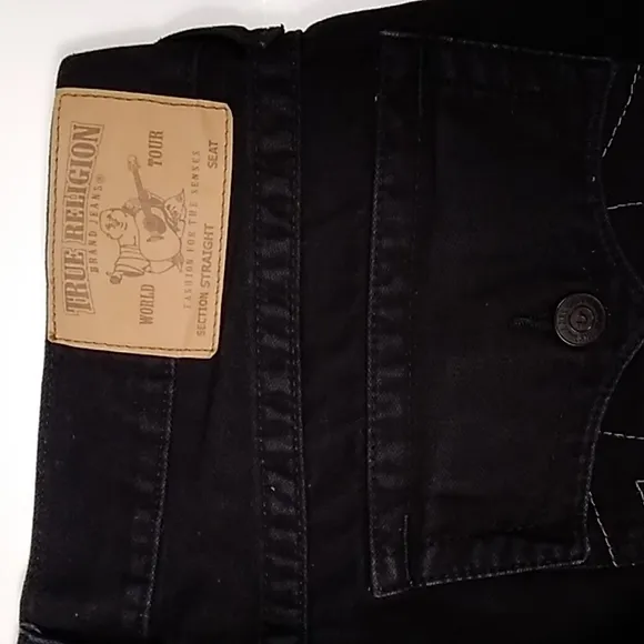 VTG, TRUE RELIGION BRAND JEANS MEN SHOES SIZE 36 100% COTTON