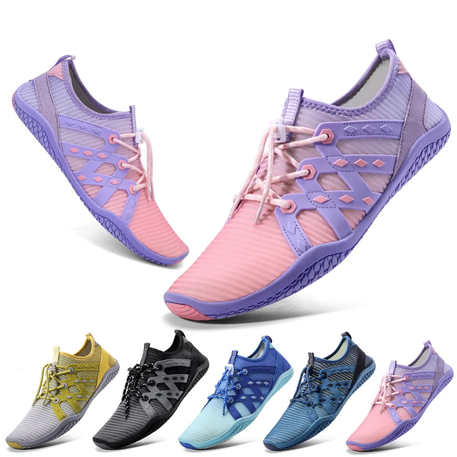 Water Shoes Men's Women's Swim Shoes Outdoor Beach Barefoot Quick-Dry Aqua Pool Socks Swimming Yoga Surfing Exercise